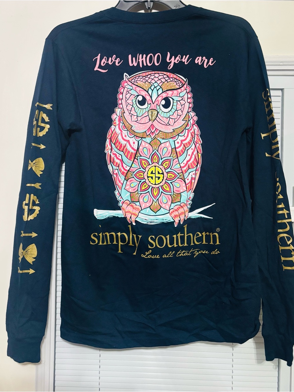 NWT Simply Southern ADULT Small Long Sleeve Tee